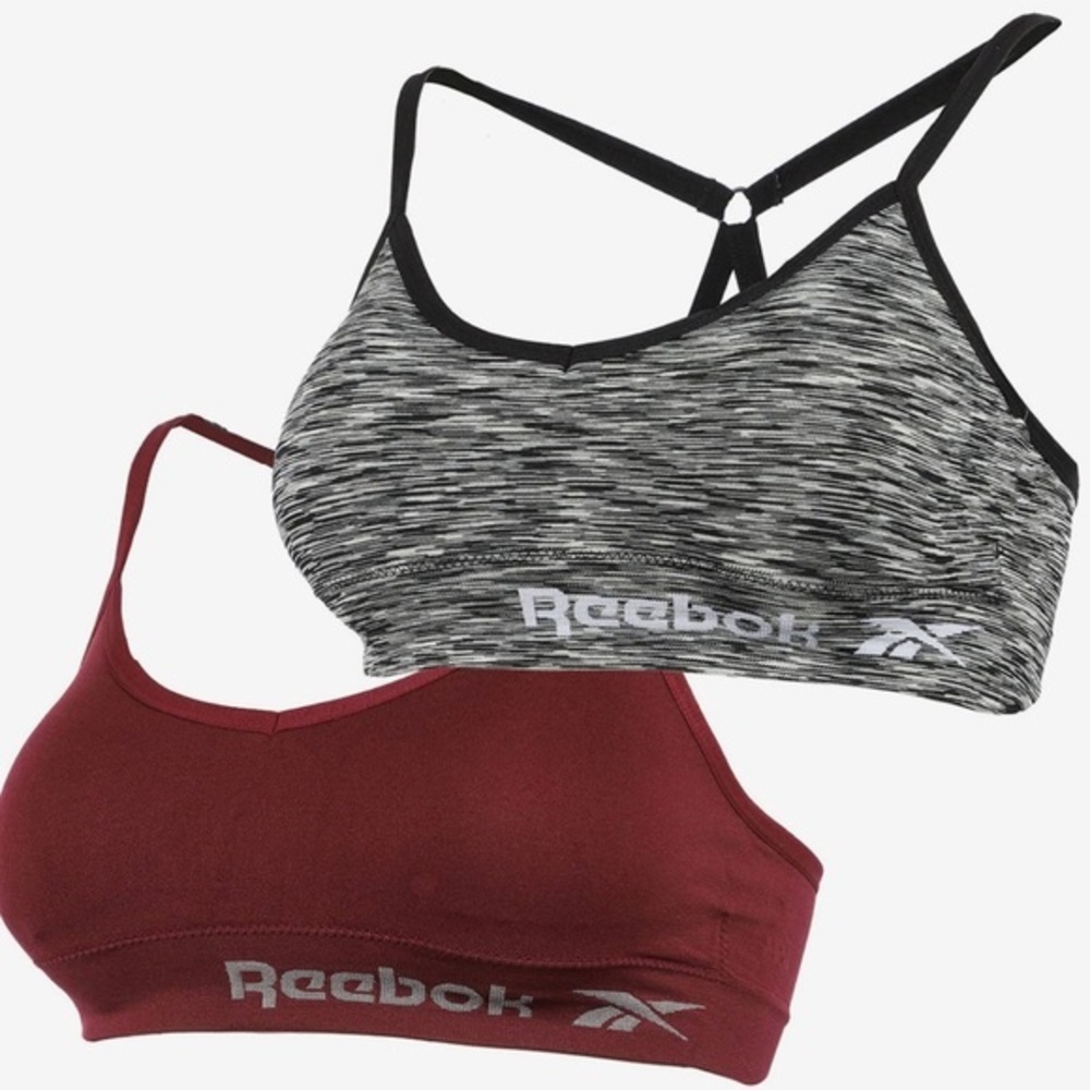 Reebok Seamless 2 pack Bralettes Large